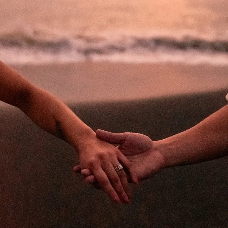 beach wedding proposal