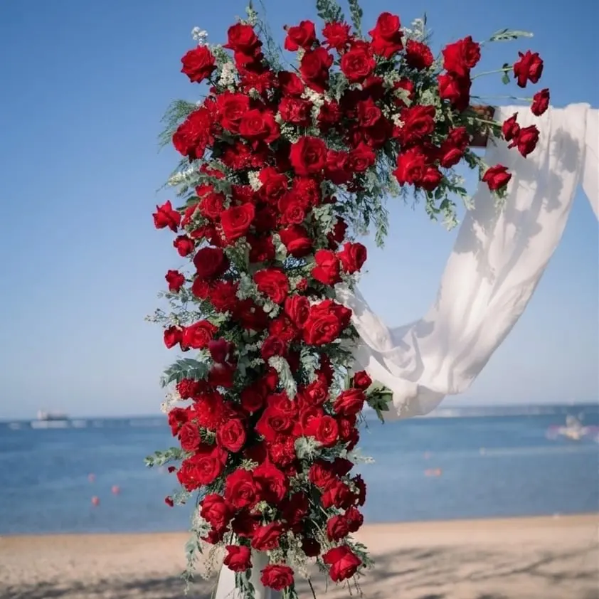 beach wedding proposal