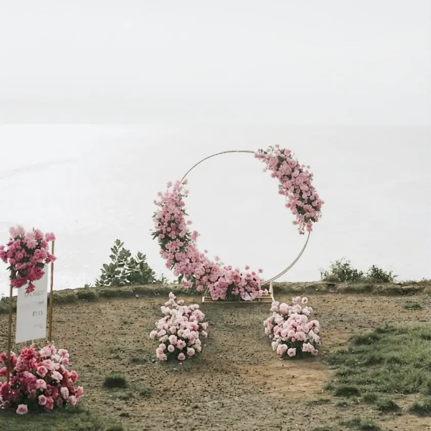 clifftop wedding proposal