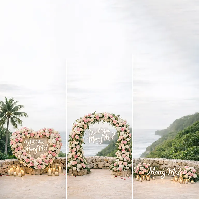 horizon wedding proposal